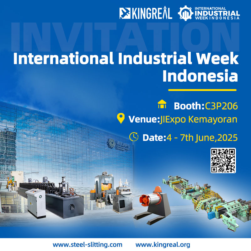 Kingreal Steel Slitter-ek ongi etorria ematen dio IIW Indonesia