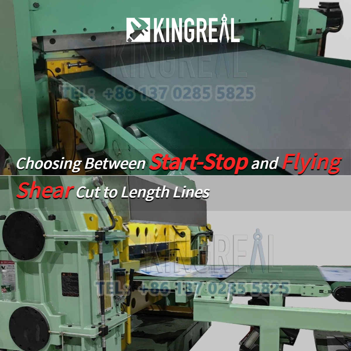 Start-Stop eta Flying Shear Moztu luzerako lerroen artean aukeratzea