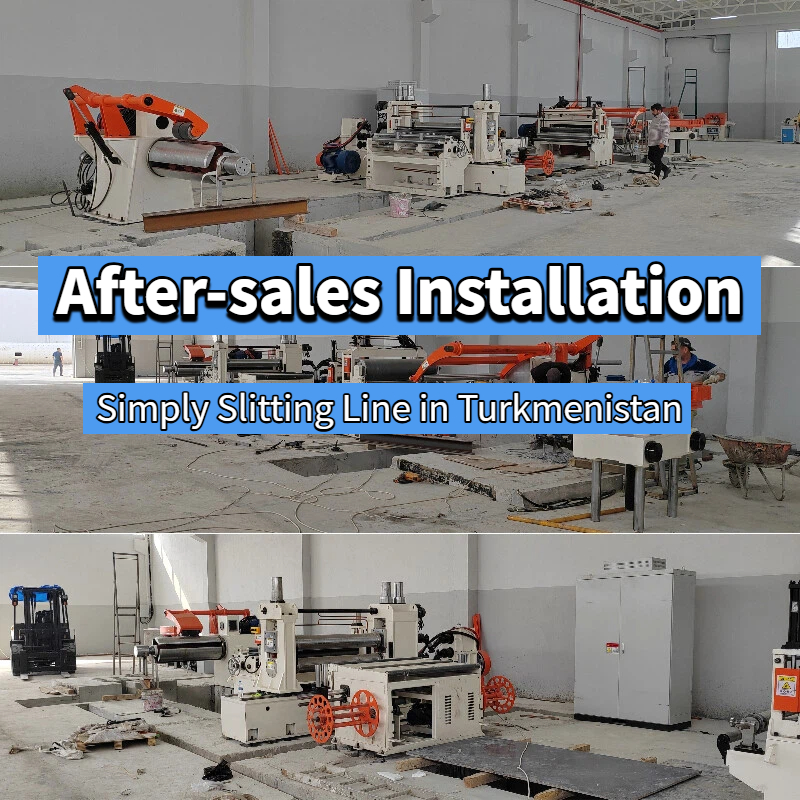 Salmenta osteko instalazioa: Turkmenistanen Simply Slitting Line