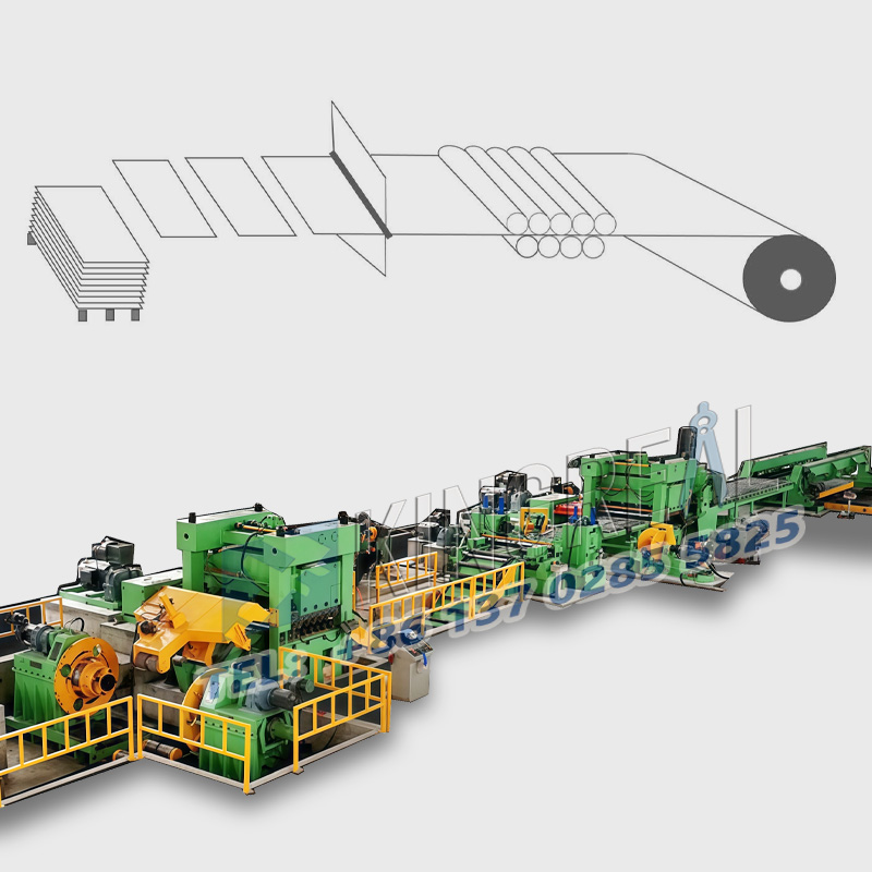 Zabalera handiko makina luzera moztu