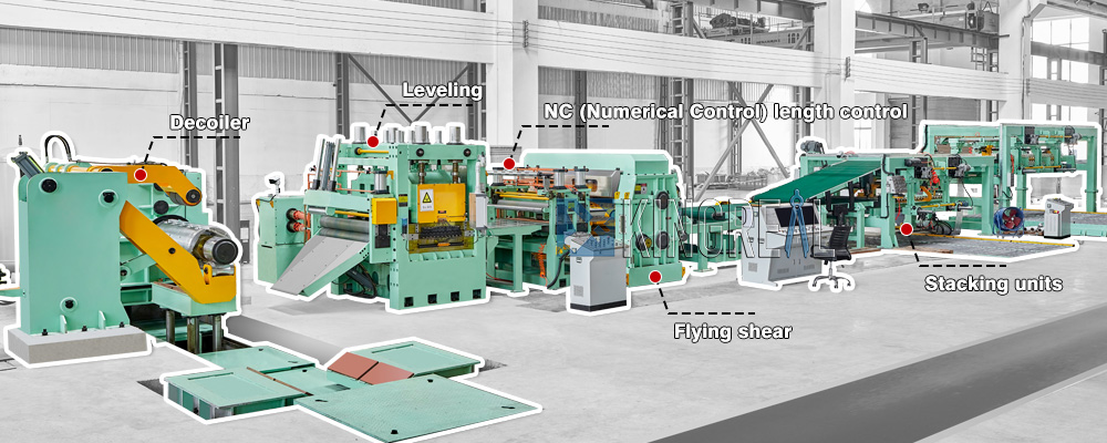 fly shearing cut to length machine fly shearing cut to length machine