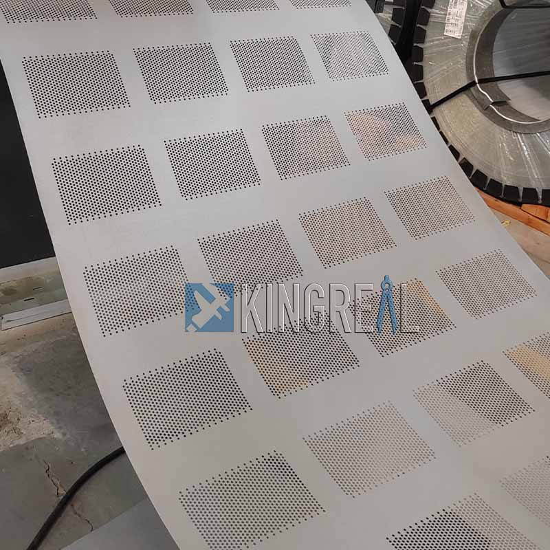 metal perforated machine