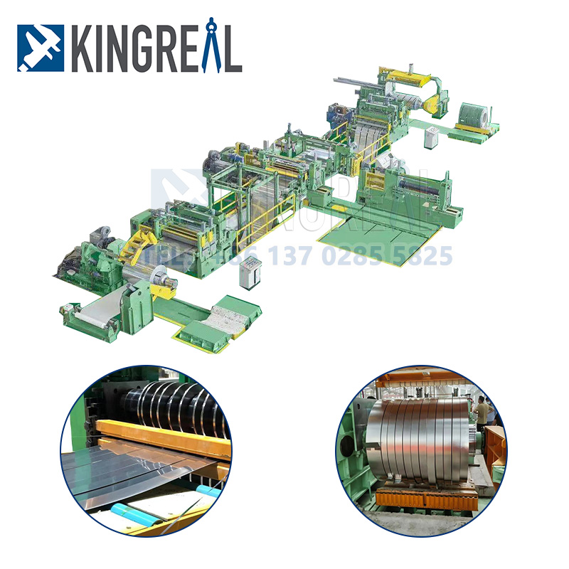 Metalezko bobina zatitzeko makina